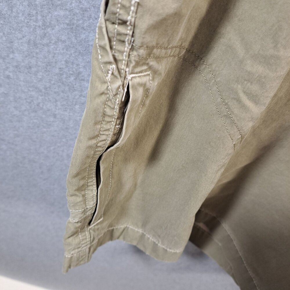 Kühl Mens Cargo Shorts 38 Tan Cotton/Nylon Outdoor Khaki 10.5" Inseam Flat Front - Picture 12 of 15